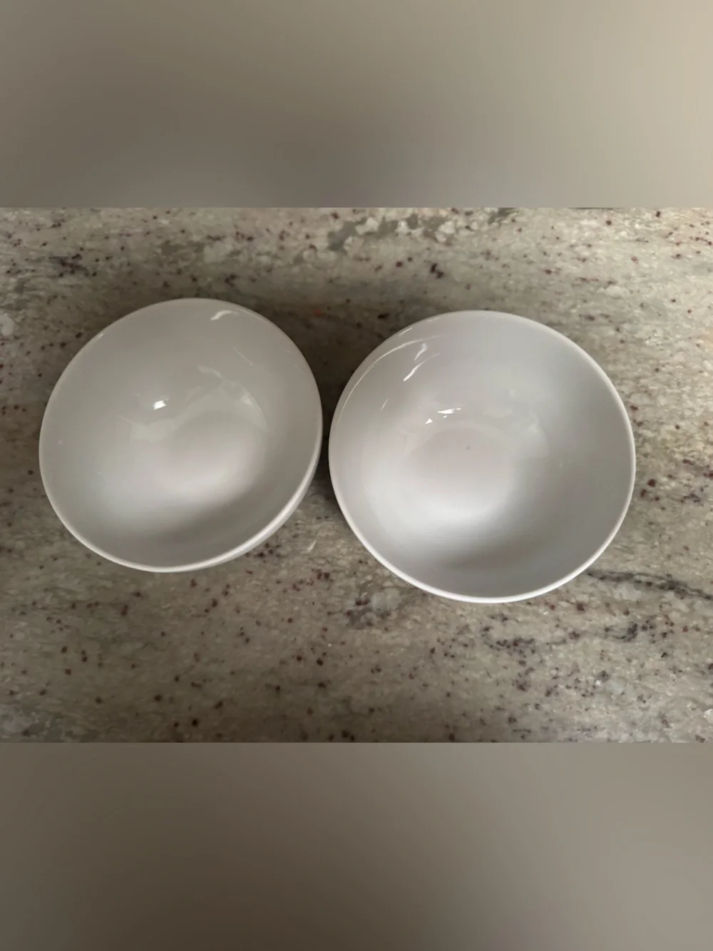 Crate&Barrel x Martin Hunt White Ceramic Salad Bowls - Set of 2